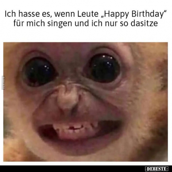 Ich hasse es, wenn Leute "Happy Birthday" für mich.. - Lustige Bilder | DEBESTE.de
