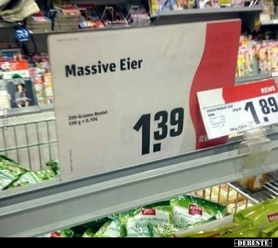 Massive Eier.. - Lustige Bilder | DEBESTE.de