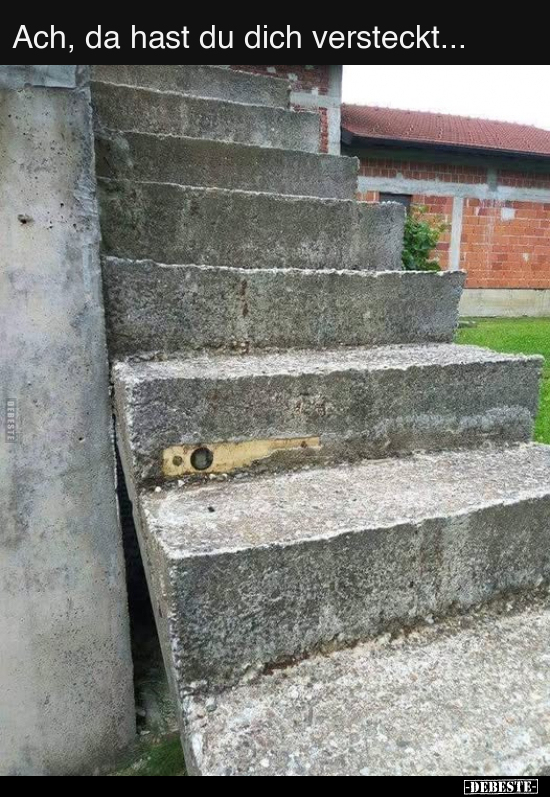 Ach, da hast du dich versteckt...