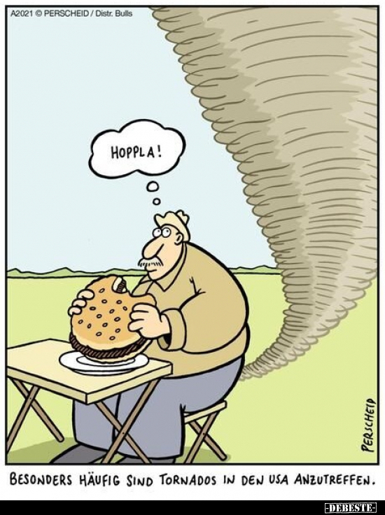 Besonders häufig sind Tornados in den USA anzutreffen...