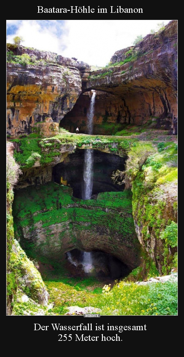 Baatara-Höhle im Libanon.. - Lustige Bilder | DEBESTE.de