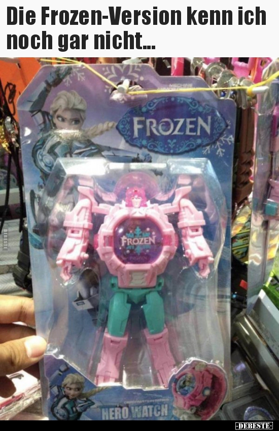 Die Frozen-Version kenn ich noch gar nicht...