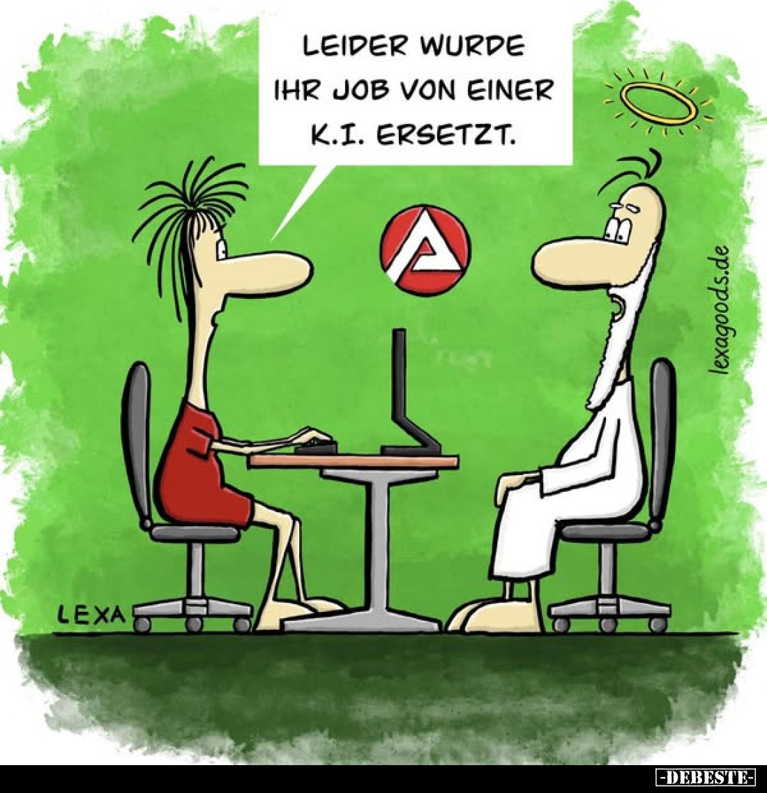 Leider wurde Ihr Job von einer K.I. ersetzt.