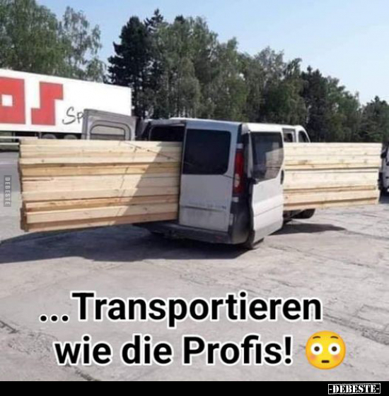 ...Transportieren wie die Profis!.. - Lustige Bilder | DEBESTE.de