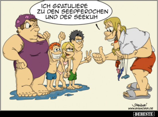 Ich gratuliere zu den Seepferdchen und der Seekuh... - Lustige Bilder | DEBESTE.de
