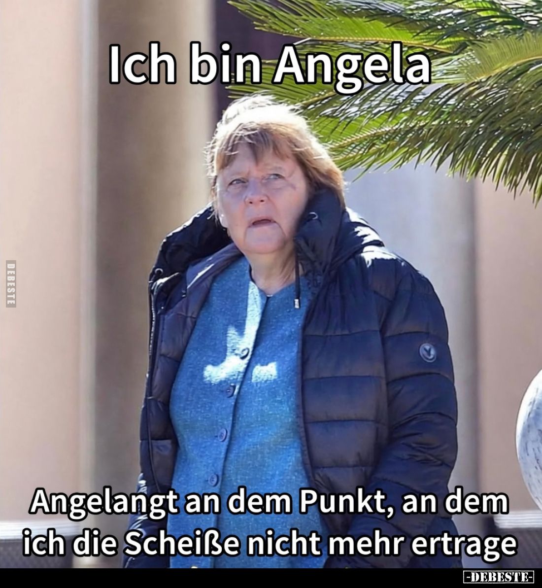Ich bin Angela.

Angelangt an dem Punkt, an dem ich die Scheiße nicht mehr ertrage.