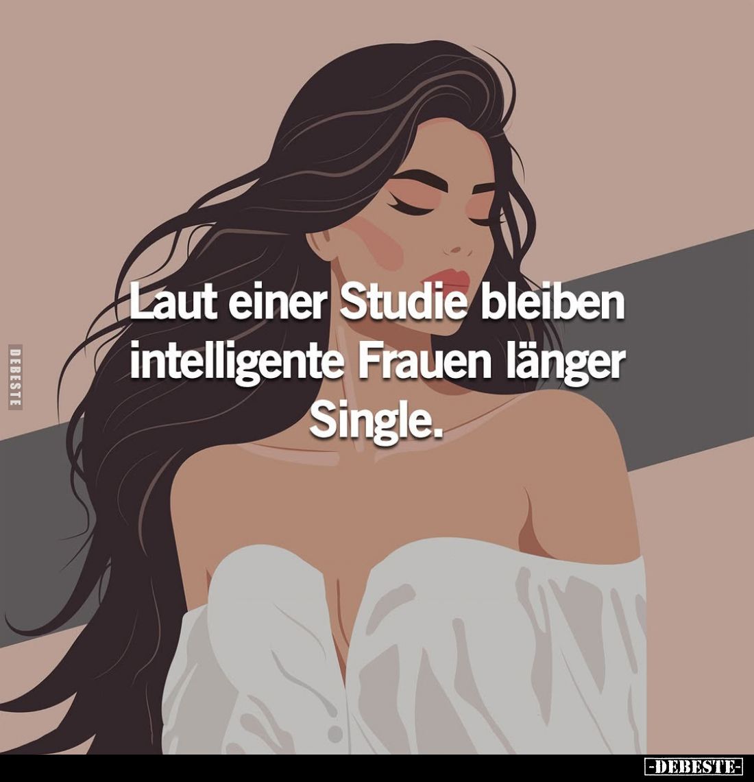 Laut einer Studie bleiben intelligente Frauen länger Single.