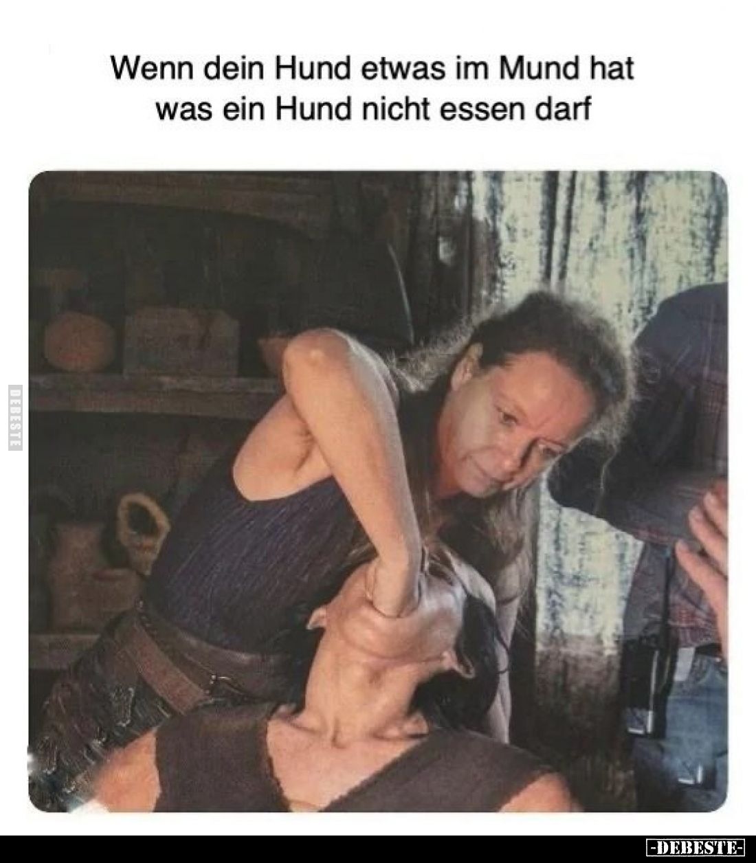 Wenn dein Hund etwas im Mund hat was ein Hund nicht essen darf