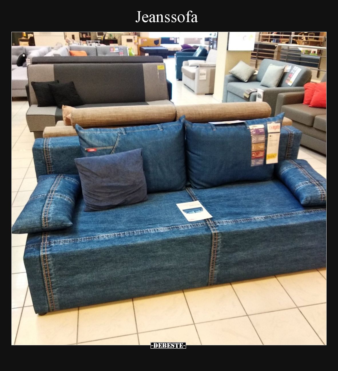 Jeanssofa