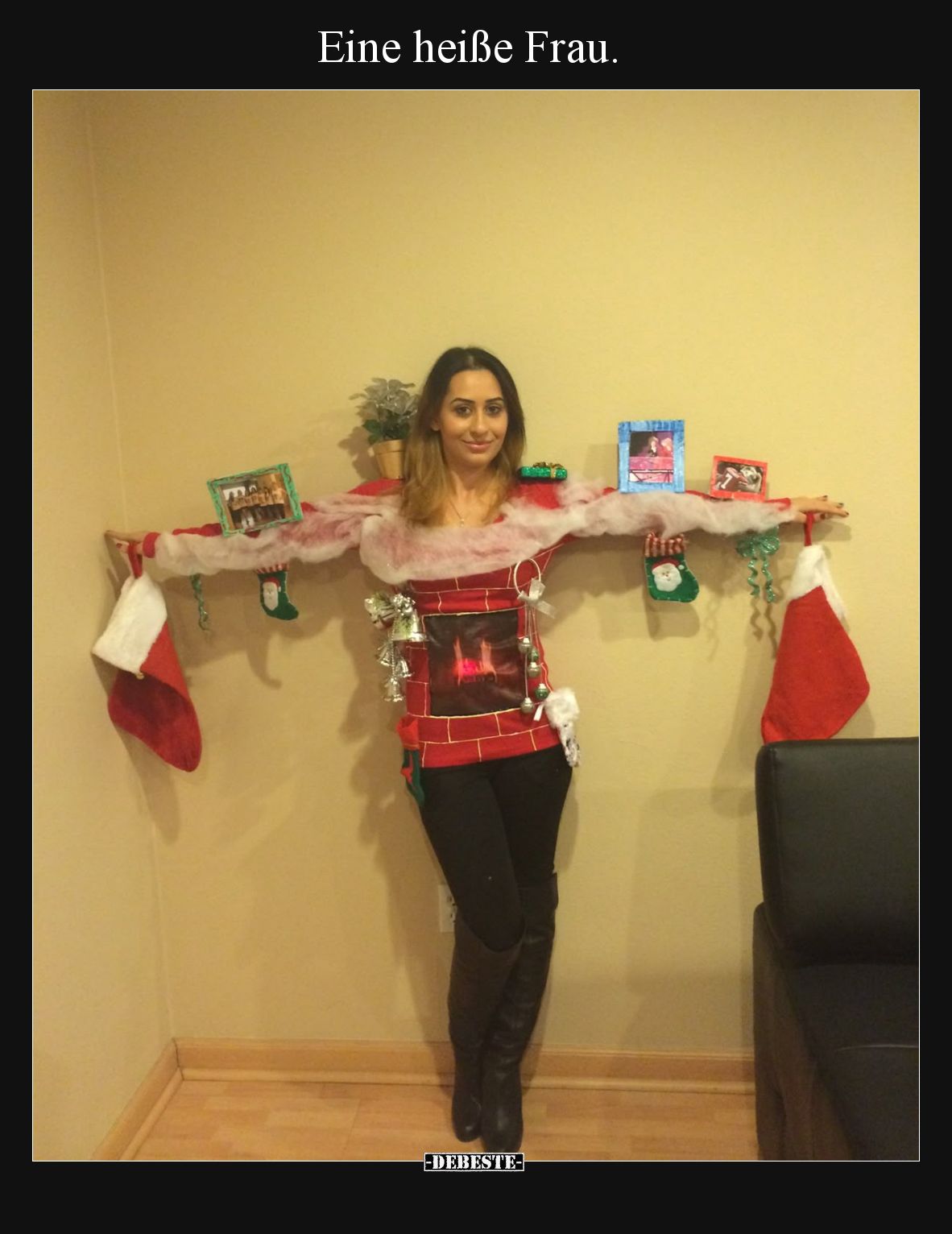 Eine heiße Frau.