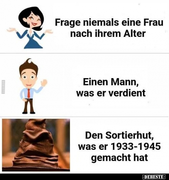 Frage niemals eine Frau nach ihrem Alter.. - Lustige Bilder | DEBESTE.de