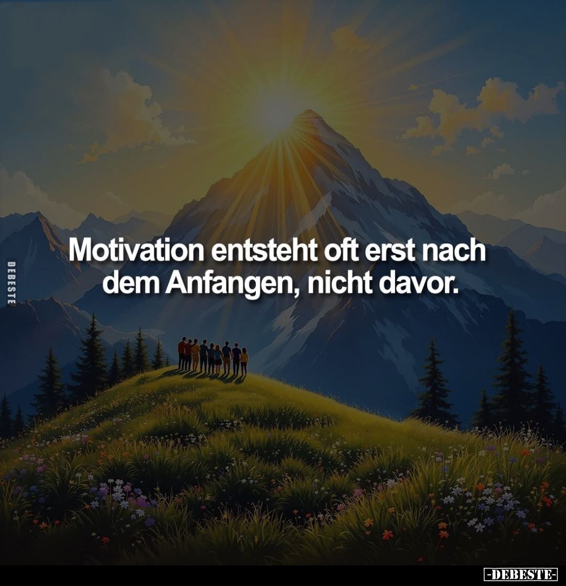 Motivation entsteht oft erst nach dem Anfangen, nicht davor.