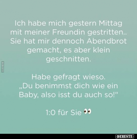 Ich habe mich gestern Mittag mit meiner Freundin..