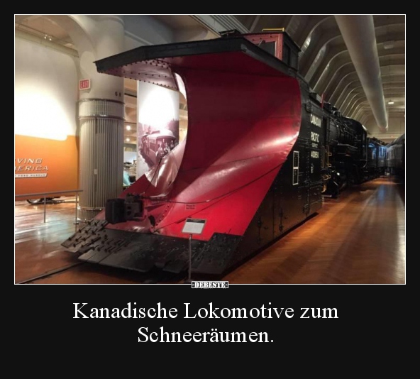 Kanadische Lokomotive zum Schneeräumen... - Lustige Bilder | DEBESTE.de