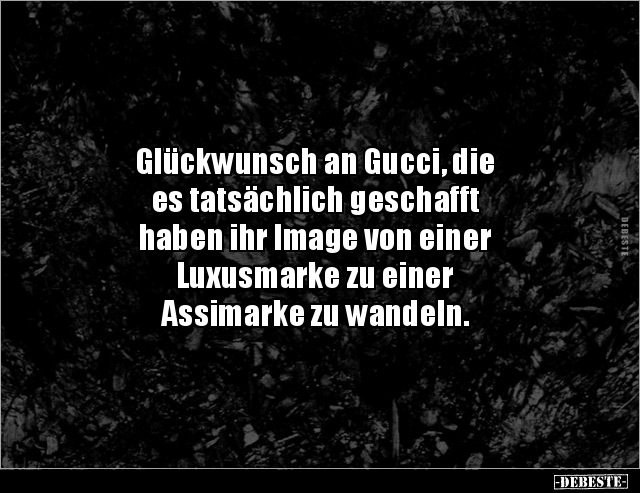 Glückwunsch an Gucci, die es tatsächlich geschafft haben.. - Lustige Bilder | DEBESTE.de