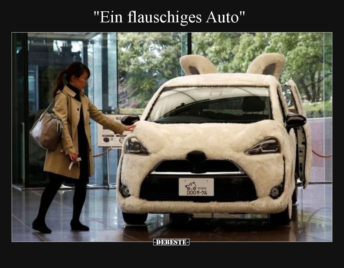 Ein flauschiges Auto