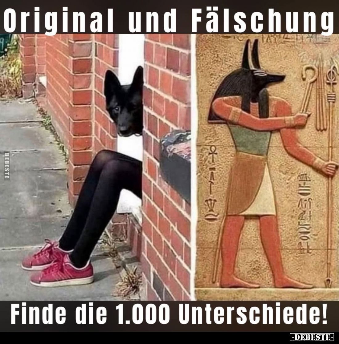 Original und Fälschung.
-
Finde die 1.000 Unterschiede!
