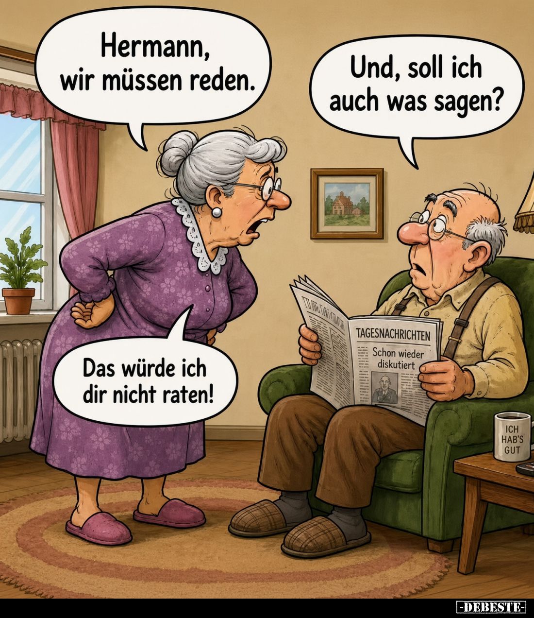 Hermann, wir müssen reden.. - Lustige Bilder | DEBESTE.de