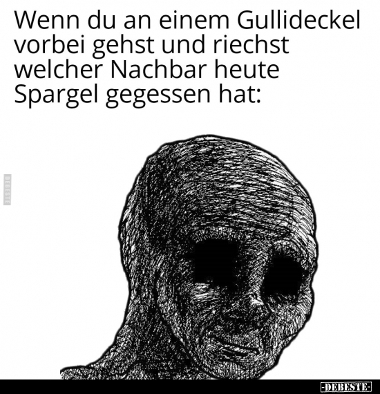 Wenn du an einem Gullideckel vorbei gehst und riechst.. - Lustige Bilder | DEBESTE.de