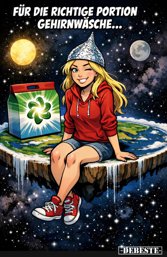 FÜR DIE RICHTIGE PORTION GEHIRNWÄSCHE... - Lustige Bilder | DEBESTE.de