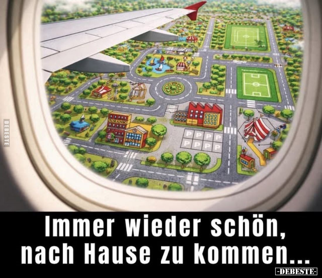 Immer wieder schön, nach Hause zu kommen...