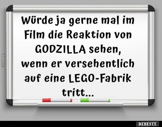Würde ja gerne mal im Film die Reaktion von GODZILLA sehen.. - Lustige Bilder | DEBESTE.de