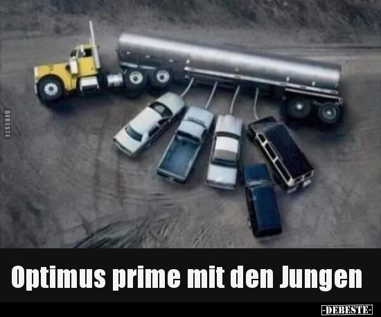 Optimus prime mit den Jungen.. - Lustige Bilder | DEBESTE.de