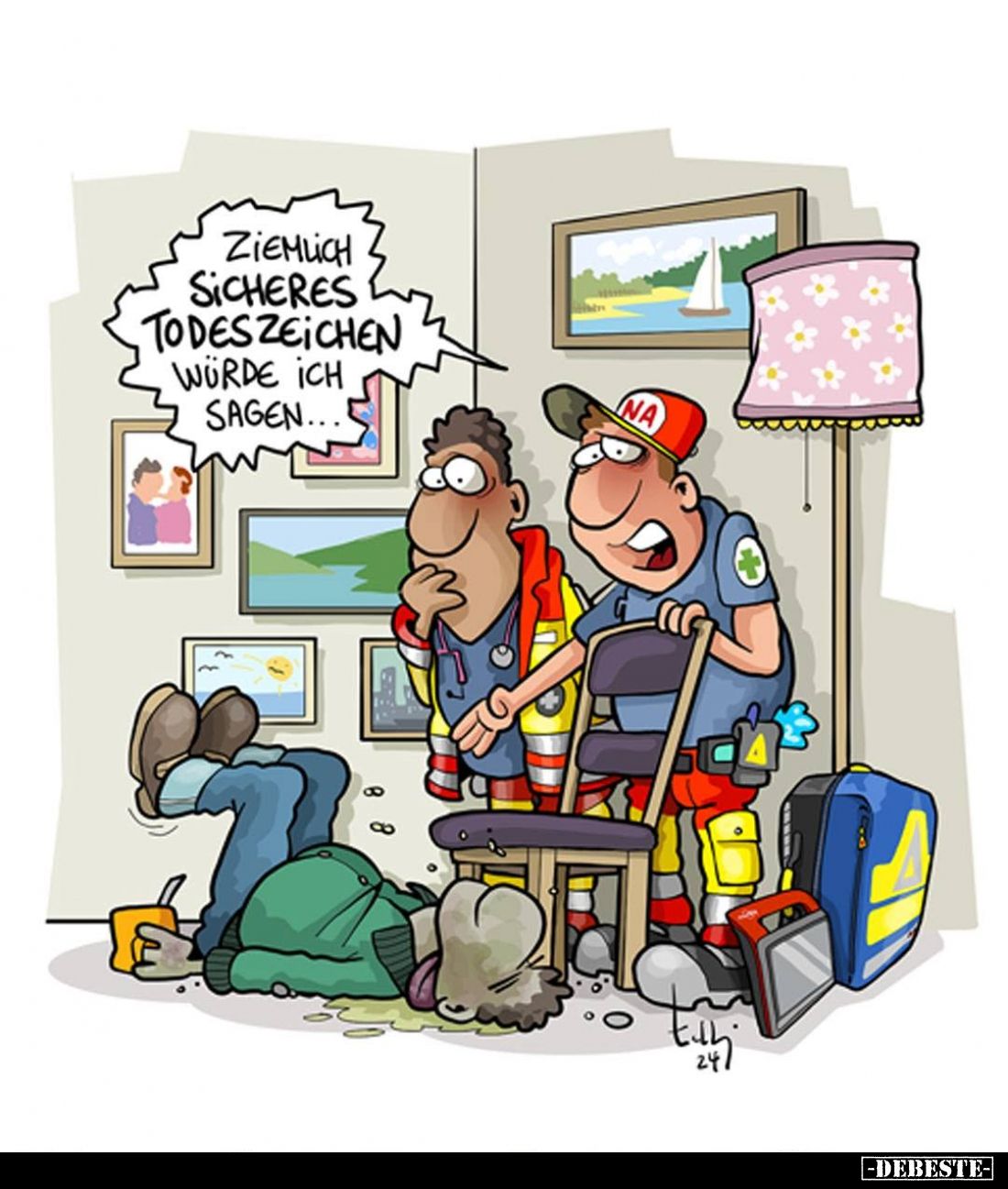 Ziemlich sicheres Todeszeichen würde ich sagen...