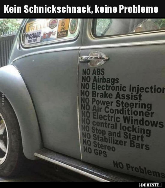 Kein Schnickschnack, keine Probleme..