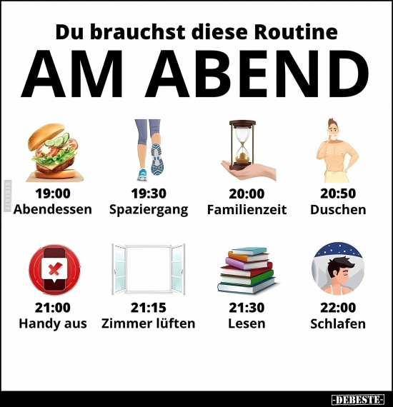 Du brauchst diese Routine am Abend.. - Lustige Bilder | DEBESTE.de