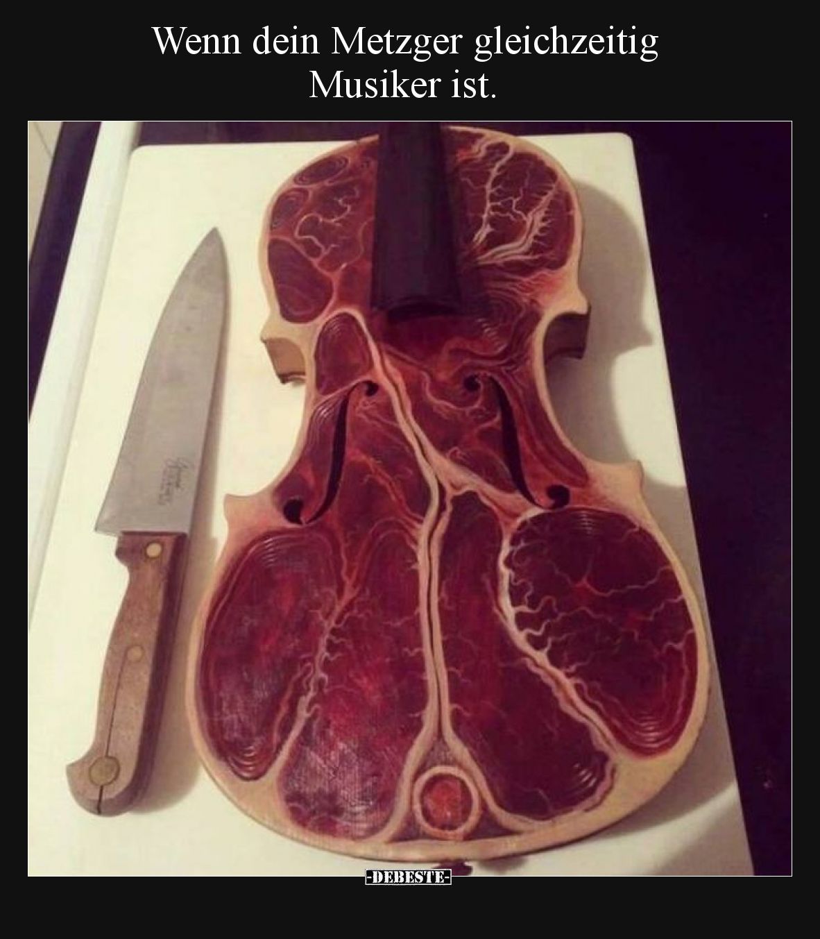 Wenn dein Metzger gleichzeitig Musiker ist