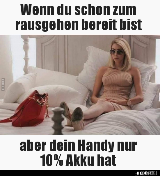 Wenn du schon zum rausgehen bereit bist, aber dein Handy..