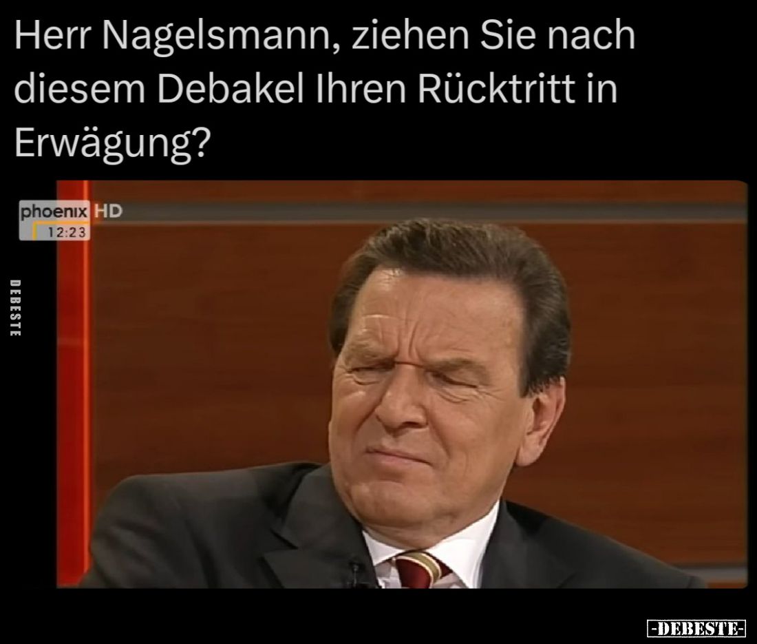 Herr Nagelsmann, ziehen Sie nach diesem Debakel Ihren Rücktritt in Erwägung?
