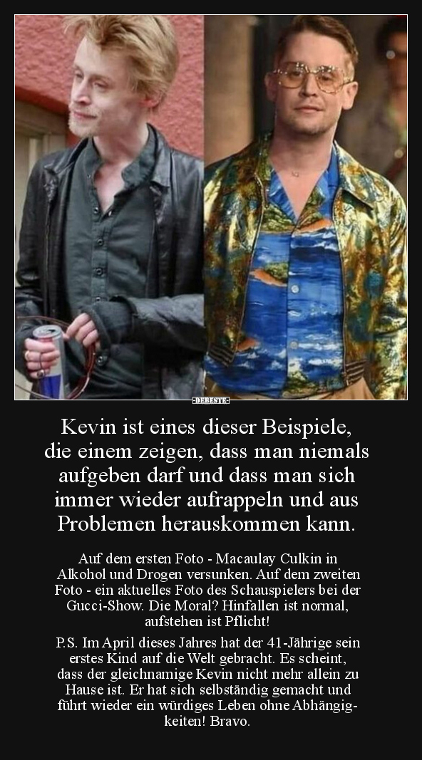 Kevin ist eines dieser Beispiele, die einem zeigen, dass.. - Lustige Bilder | DEBESTE.de