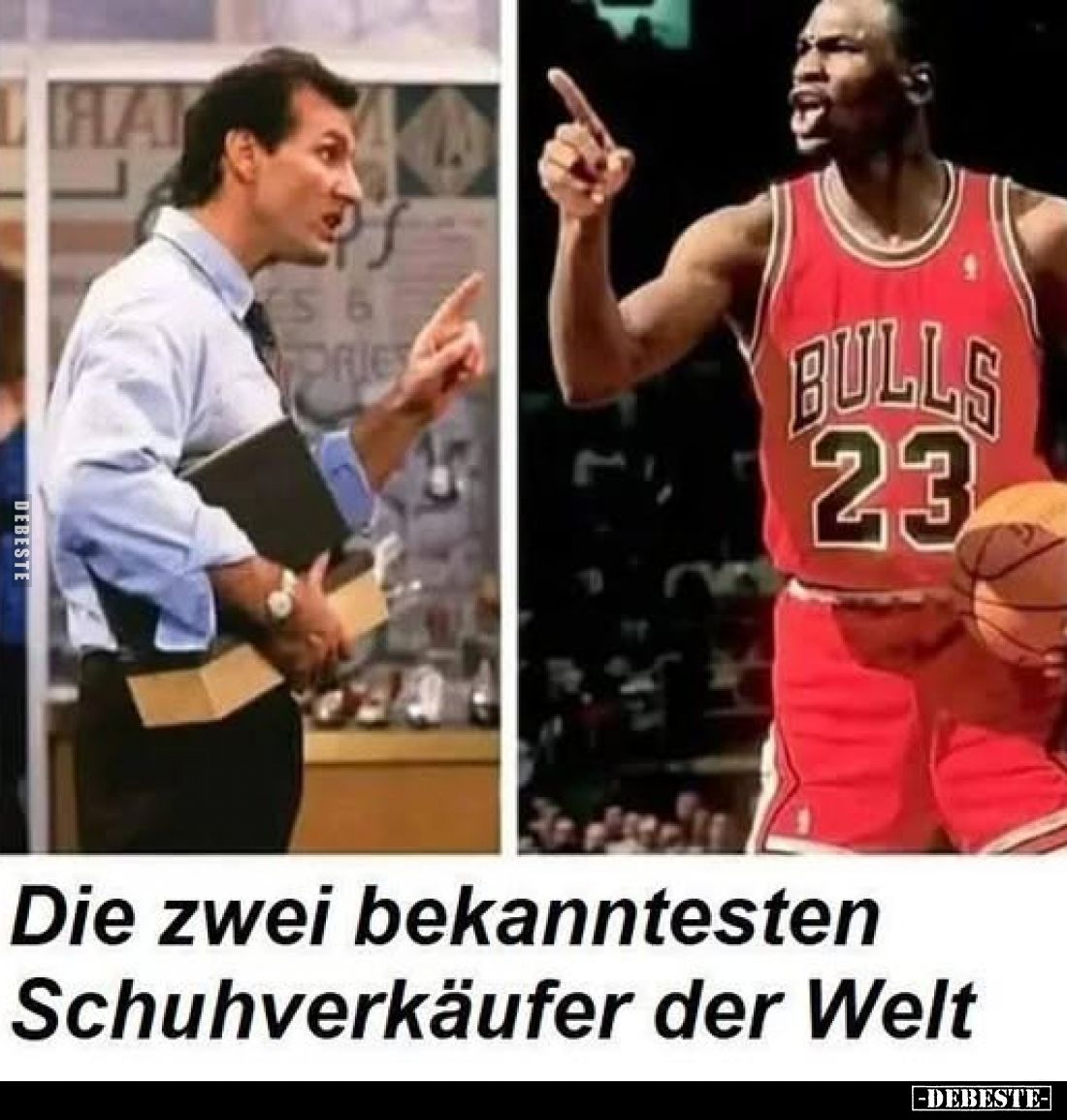 Die zwei bekanntesten Schuhverkäufer der Welt.