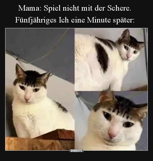 Mama: Spiel nicht mit der Schere.. - Lustige Bilder | DEBESTE.de