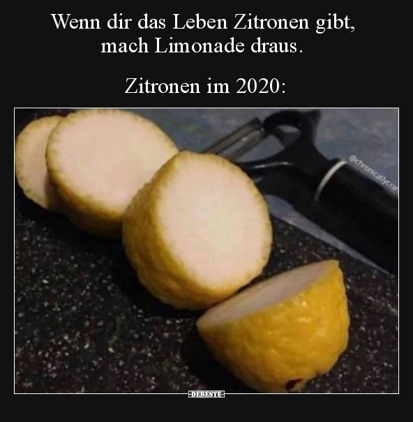 Wenn dir das Leben Zitronen gibt, mach Limonade.. - Lustige Bilder | DEBESTE.de