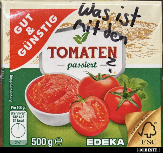 Was ist mit den Tomaten passiert?.. - Lustige Bilder | DEBESTE.de
