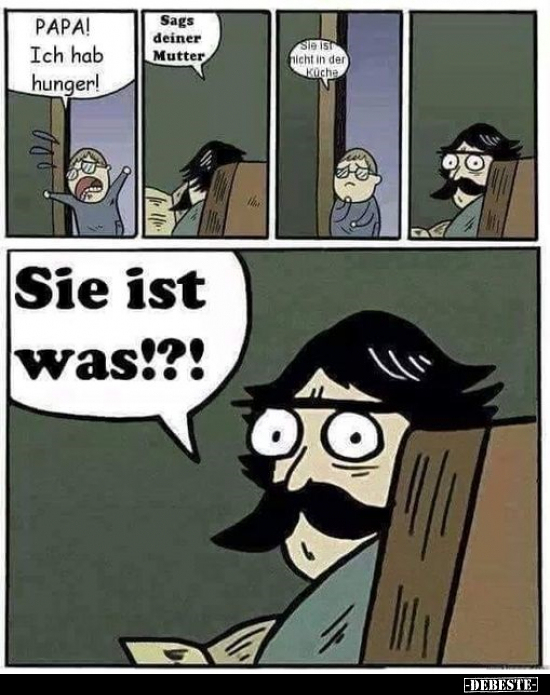 Papa! Ich hab Hunger!..