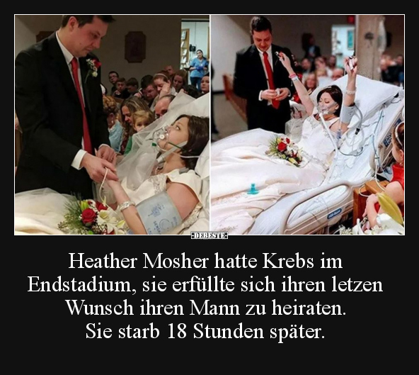 Heather Mosher hatte Krebs im Endstadium.. - Lustige Bilder | DEBESTE.de