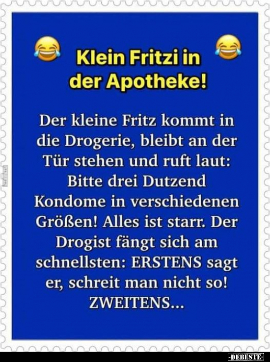 Klein Fritzi in der Apotheke!.. - Lustige Bilder | DEBESTE.de