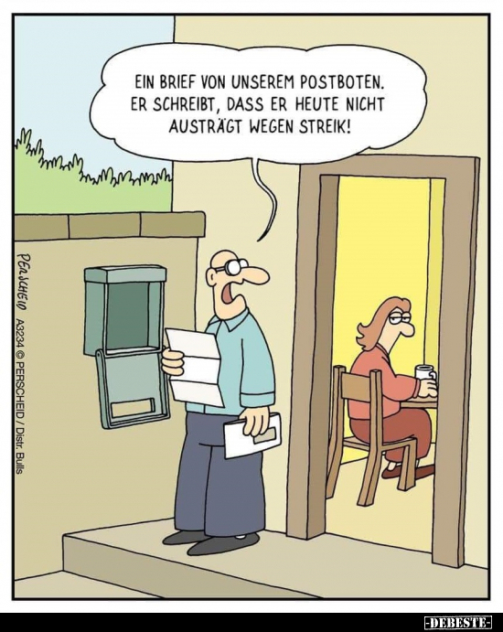 Ein Brief von unserem Postboten.. - Lustige Bilder | DEBESTE.de