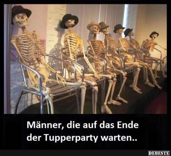 Männer, die auf das Ende der Tupperparty warten.. - Lustige Bilder | DEBESTE.de