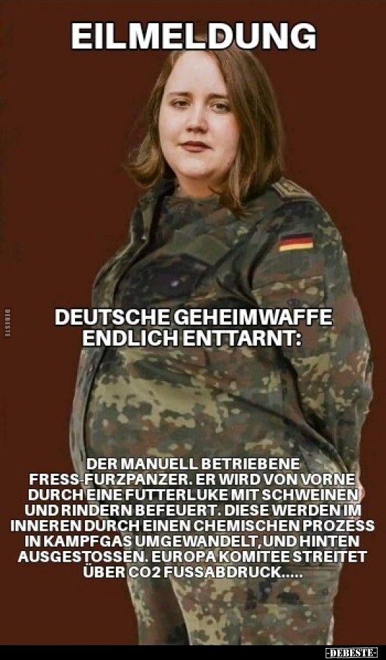 Eilmeldung! Deutsche Geheimwaffe endlich enttarnt.. - Lustige Bilder | DEBESTE.de