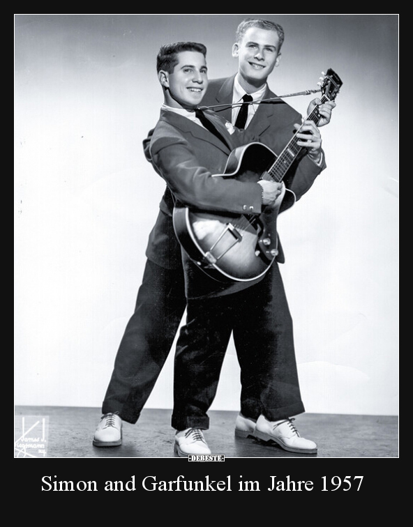 Simon and Garfunkel im Jahre 1957