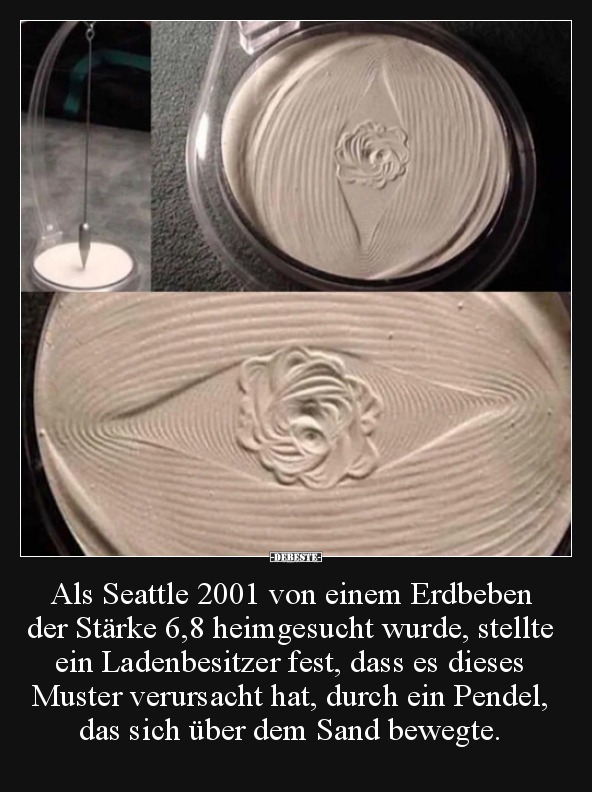 Als Seattle 2001 von einem Erdbeben der Stärke 6,8.. - Lustige Bilder | DEBESTE.de