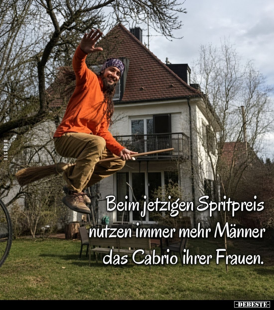 Beim jetzigen Spritpreis nutzen immer mehr Männer das Cabrio ihrer Frauen.