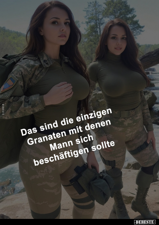 Das sind die einzigen Granaten.. - Lustige Bilder | DEBESTE.de