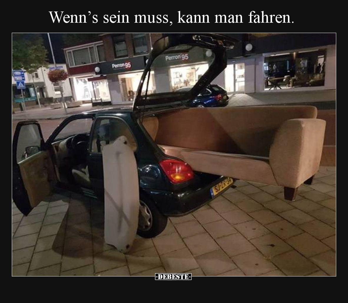 Wenn’s sein muss, kann man fahren.