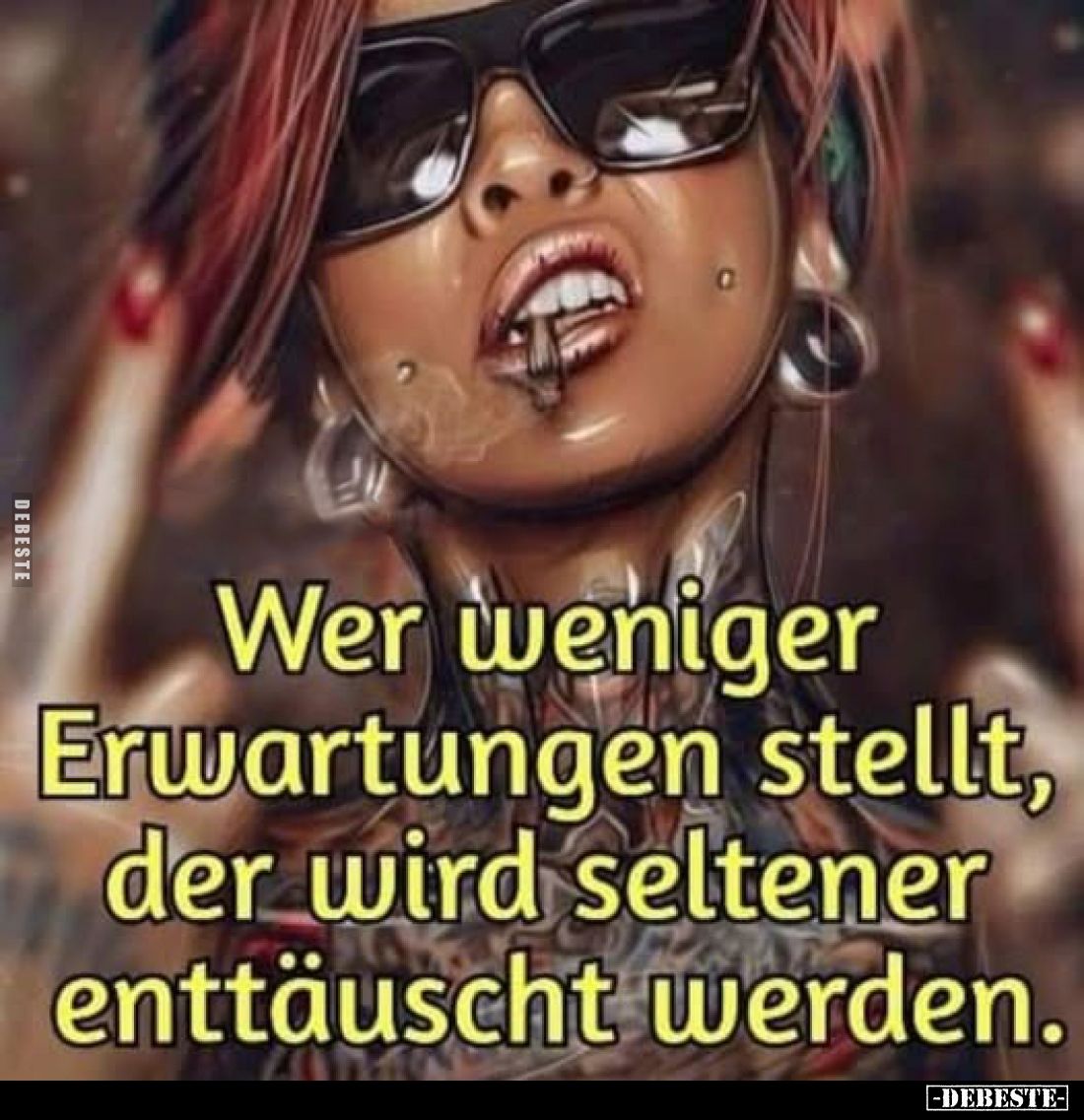 Wer weniger Erwartungen stellt, der wird seltener.. - Lustige Bilder | DEBESTE.de